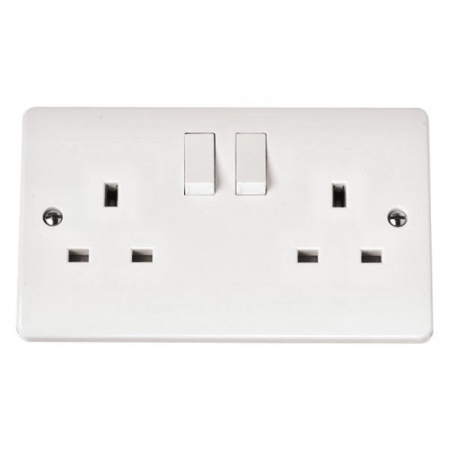 Gang socket double - gang,