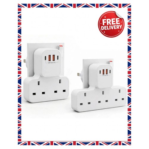 Double plug extension socket - plug,