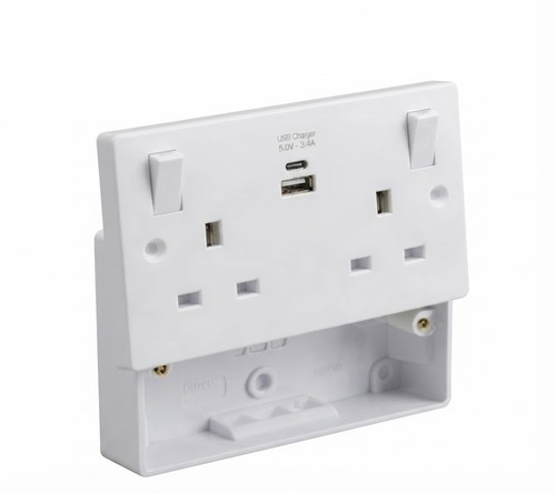 13a double switched mains - switched,