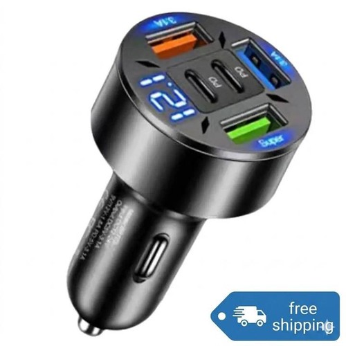Fast car charger 66w quad - fast,