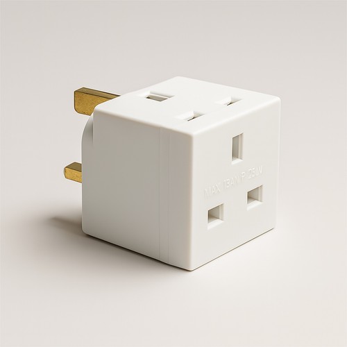 Way pin adaptor 13 amp - adaptor,