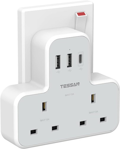 Usb charger double plug - c,
