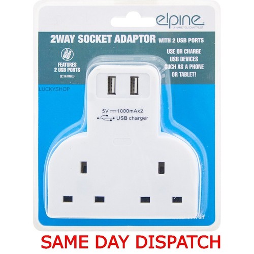Double socket switch plug - socket, 2