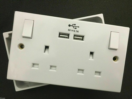 Double gang plug - gang, electric