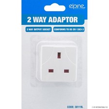 2 WAY 3 PIN ADAPTER SOCKET