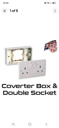 Volex double wall - double, socket