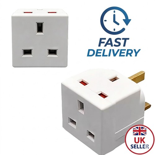 Way pin adaptor 13a double - adaptor,