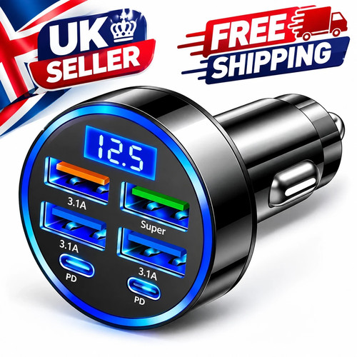 Fast car charger - car, adapter