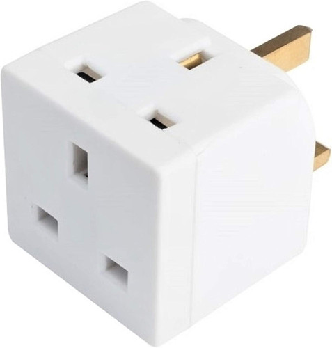 Way double plug adaptor - adaptor,
