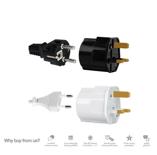 Amp uk adapter - to, schuko