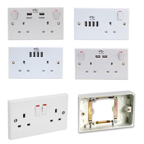 Single double adaptor - to, wall