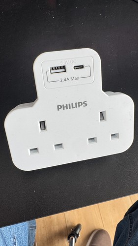 Philips dual plug socket - dual,