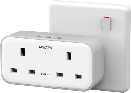 Mscien double plug adapter - double,
