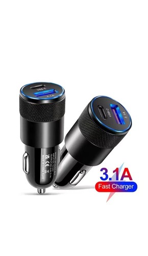 Fast car charger usb - car, +